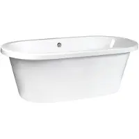 Hak Handelsagentur Koch Vasca da bagno freestanding MATRIX L 175 x 80 x 60 cm, bianco