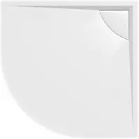 Hak Piatto doccia LUSSA con coperchio di scarico, quadrante 90x90x4cm, R500