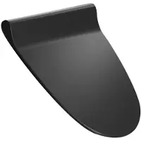 GSI Sapho Sand - Coperchio per orinatoio, nero opaco MSORS26