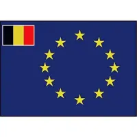 Talamex Europeo Con Piccola Bandiera Del Belgio