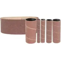 Güde Accessori per la levigatura in carta abrasiva - set K80 adatto per levigatrici a mandrino GÜDE GSBSM 450 e Scheppach OSM600 6 pz