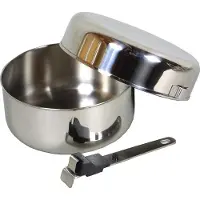 Basic Nature Bivouac Stainless Steel Junior Pentola (1,4 l, grigio)