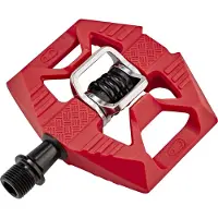 Crankbrothers Double Shot 1 Hybrid-Pedal Pedali a sgancio rapido rosso