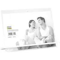 Deknudt Cornice per foto trasparente spessore 5,4mm con supporto bianco 13x18 S58SD1