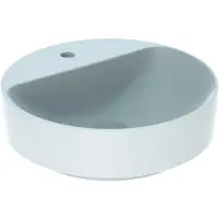 Geberit VariForm Lavabo à poser rond, 450mm, avec trou pour robinet, sans trop-plein, 500.770.01.2, 500.770.01.2