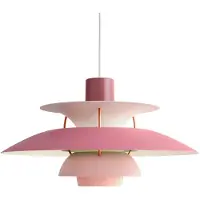 Louis Poulsen Lampada a sospensione PH 5 500, rosa, Ø 50 cm
