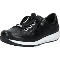 Ara Sneaker bassa 'Klassischer Schnürschuh Damen 12-34587 01 Echtleder in schwarz' nero