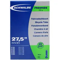 Schwalbe 27,5'' Schlauch Freeride 54/75-584 AV 21F Camera d'aria bicicletta (27,5'' - 54/75-584, nero)