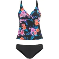 LASCANA Tankini blu / lilla / arancione / nero