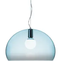 Kartell Lampada a sospensione FL/Y, azzurro cielo, Ø 52 cm