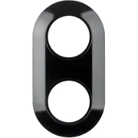 Hager 138121 Schalter de Light Duroplast Schwarz