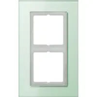 JUNG frame 2-gang mt ws orizzontale/verticale LSP 982 VETRO