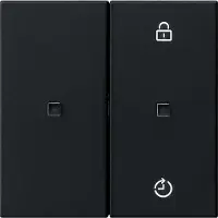 Gira eNet Pannello di comando wireless Memory System 55 Nero m 5493005