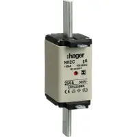Hager Cartuccia fusibile NH NH2C gG 500 V 250 A con segnalatore combinato e linguetta isolata