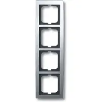 Busch-Jaeger 1724-80 Wandplatte/Schalterabdeckung Chrom (2CKA001754A4107)