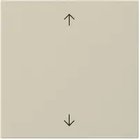 Gira Pannello di comando S3000. Simboli a freccia. Sistema 55. Bianco crema. 536101
