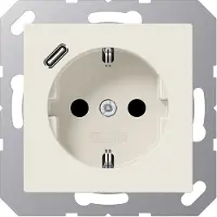 JUNG Presa Jung SCHUKO con USB tipo C A1520-18C (A1520-18C)