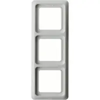 Hager Cornice Berker, tripla, guarnizione, incasso, IP44, bianco polare, lucido, 1 pz.