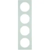 Berker 10142209 Telaio in vetro, bianco polare R.3