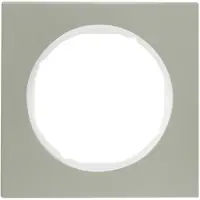 Berker Telaio Eds/pows 1x, rotondo - Telaio 1-gang acciaio inox 10112214