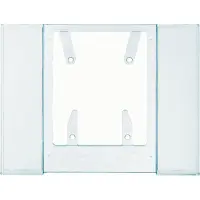 Hager Berker 75900081 Pannello di etichettatura per sensori a pulsante B.IQ, quadruplo, trasparente B.IQ