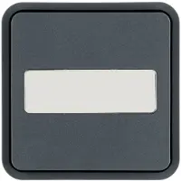 Berker Rocker 1gang, grigio - Piastra di copertura 30763545