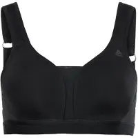 Odlo Women's Sports Bra Padded High Reggiseno sportivo Donna (80 - Cup E, nero)