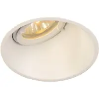 SLV Horn A luce da incasso rotonda Ø10,6 asimmetrica bianca GU10