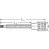 Stahlwille Bussole Torx 1054tx 1/2´´ T60 140 Mm