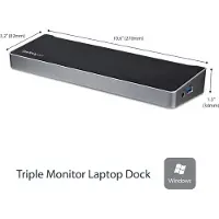 StarTech.com Stazione Docking Triple Monitor Usb 3.0