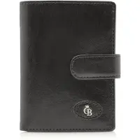 Castelijn & beerens Gaucho Portafoglio Protezione RFID Vera Pelle 12 cm nero