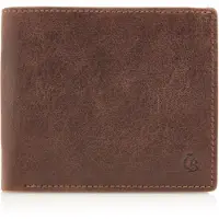 Castelijn & beerens Canyon Portafoglio Protezione RFID Vera Pelle 11.5 cm marrone
