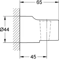 GROHE Supporto doccia a parete Relexa cromo - 28622000
