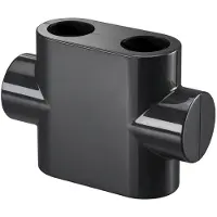 Oventrop Copertura di design per passaggio Multiblock T, antracite