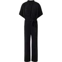 Sisters point Tuta jumpsuit nero / argento