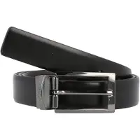 HUGO per uomo. 50307803 Cintura in pelle Elvio nera (115 cm), Nero, Casual