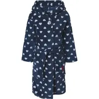 Playshoes Accappatoio 'Maritim' blu scuro / bianco