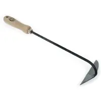 Middelwijk Meppel De Wit Schrepel, manubrio in acciaio forgiato, lato sinistro, con impugnatura in legno, lunghezza 140 mm