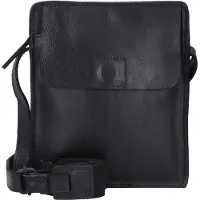 Harold's Aber Borsa a tracolla Vera Pelle 17 cm nero