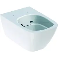 Geberit Smyle Square WC à chasse deau basse, sans rebord, suspendu, 4,5/6l, forme fermée, 500.208.01.1, 500.208.01.1