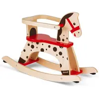 Janod J05984 Cavallo A Dondolo In Legno