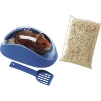 Ferplast Vaschetta Di Plastica Con Sabbia Per Criceto 18x10x8.3 Cm