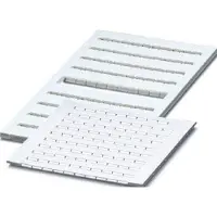Phoenix Contact 10 pezzi di nastro Zack - Etichetta per morsettiera 5,2 mm bianca ZBFM 5/WH, codici: 1-12
