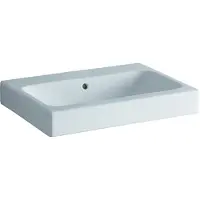 Geberit iCon lavabo 60x48,5cm blanc, sans trou de robinetterie, 124063000, 124063000