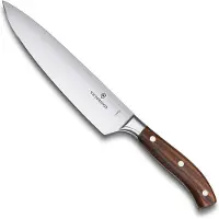 Victorinox Grand Maître Chef's Knife 7.7400.20G, legno d'acero, coltello da chef, 20 cm