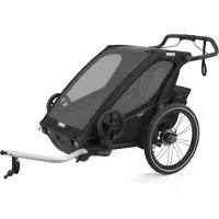 Thule - Passeggino/rimorchio multisport - Chariot Sport2 Midnblack - Nero