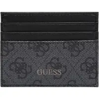 GUESS Vezzola Porta carte credito Pelle Nero Uomo — Porta carte credito