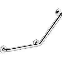 Delabie Maniglia angolare 135Gr. D25 400x400mm, 3Feet.P., acciaio inox pol.
