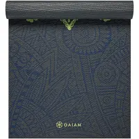 Gaiam 6 mm Premium Printed Yoga Mat Tappetino yoga (61 cm x 173 cm x 0,6 cm, olivia)
