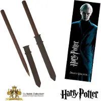 Noble Collection Penna E Segnalibro Draco Malfoy Bacchetta
